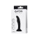 Anal plug A-Toys by Toyfa Stroft, silicone, black color, 10.5 cm