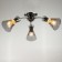 Svetogor chandelier "Shadow" 3x60W E27 chrome 65x65x22cm