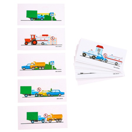 Puzzle. Repeat on the model "Transport"-7