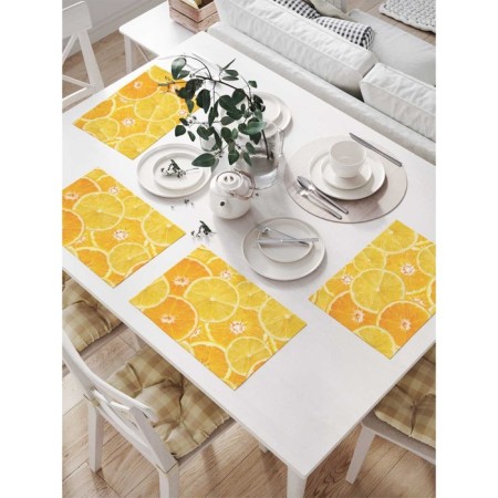 Set of napkins, size 46x32 cm, oxford
