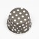 Muffin baking uniform, black in white peas, 3.8 x 3 cm