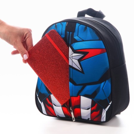 Children's backpack on lightning, 23 cm x 10 cm x 27 cm "Captain America", Avengers-8