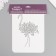 Plastic stencil "Flowering Fllaming", 16x24 cm
