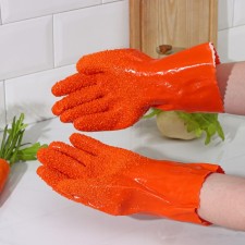 Rubber gloves for cleaning vegetables, fish, one size size