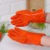 Rubber gloves for cleaning vegetables, fish, one size size