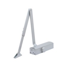 DEARTER of the door pin PROFI DD 802/3 A-S, 40-90 kg, frost-resistant, silver