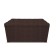 Puff with a lid and weighting, 800 × 400 × 420 mm, Savana Rogozhka, Chocolate Color