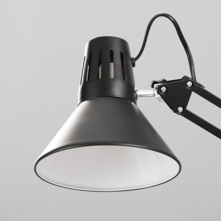 Black 1x60W E27 table lamp (on the clamp) 17x17x81cm-4