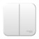 SE BLANCA switch, 10 A, 2 keys, IP20, invoice, white, Blnva105011