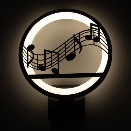 Sconces 2497/1 LED 15W 4000k black 24x24x30 cm-2