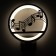Sconces 2497/1 LED 15W 4000k black 24x24x30 cm