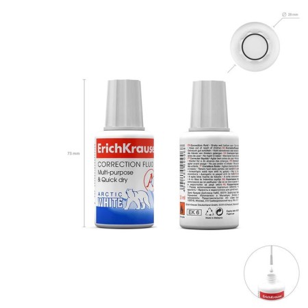 Erichkrause Arctic White, 20 ml, fast -drying, chemical base, with a brush-2