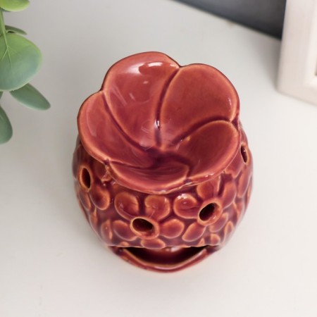 Aroma lamp ceramics "Flower Polyana" mix 8x6.5x6.5 cm-2