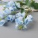 Artificial flowers "Garden -gangway" 68 cm, blue