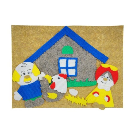 Set of didactic "Ryaba chicken", with a gaming field, 10 details