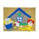 Set of didactic "Ryaba chicken", with a gaming field, 10 details
