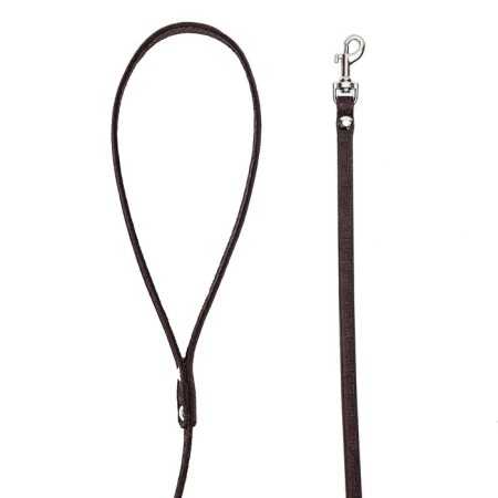 Leather embossed single -layer, 1.4 m x 0.8 cm, brown-1