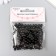 Set of beads "needlework" plastic, diameter 6 mm, 25 g, black