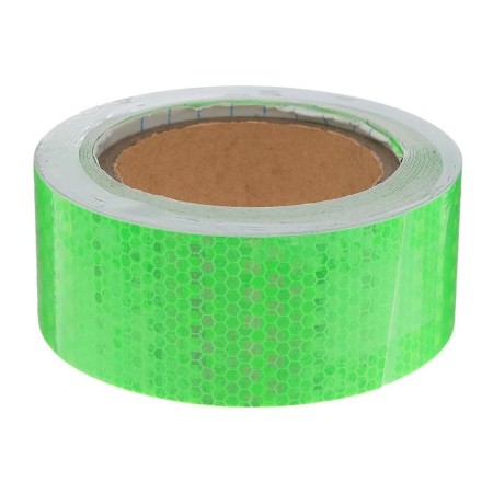 Reflective tape, self -adhesive, green, 5 cm x 15 m-1