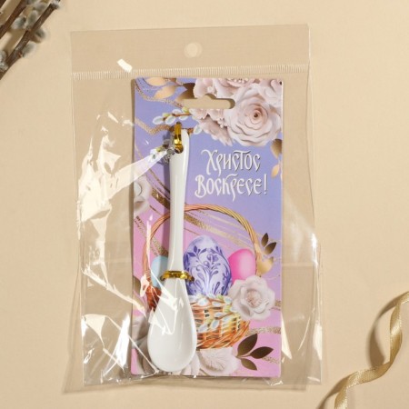 Spoon souvenir "Christ is risen", 2.5 x 12.5 cm.-6
