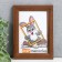 Photo frame wood 9x13 cm, mocha (plastic screen)