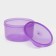 Container Round shares, food, 500 ml, lilac color