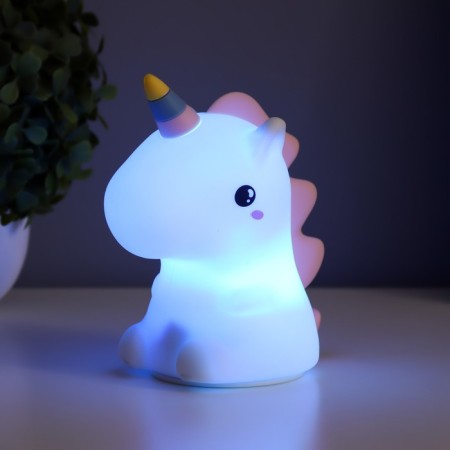 Night-mesh "Unicorn" LED USB AKB White 9.5x13x14.5 cm-7