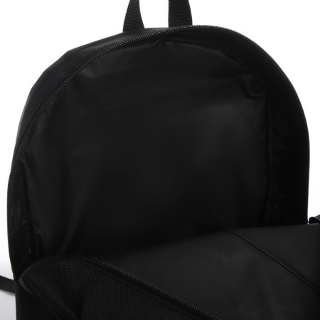 School textile school with a reflective sling, 38x29x11 cm, black-8