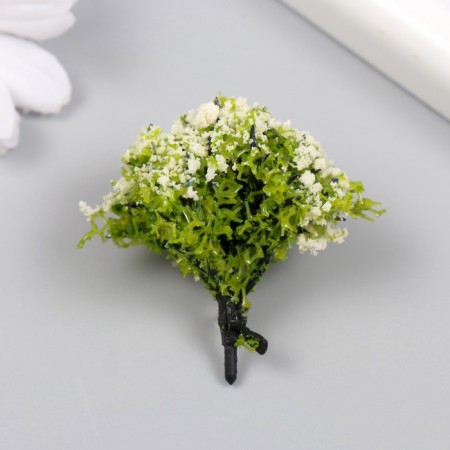 Artificial plant for creativity plastic "Blossoming apple tree" 4 cm