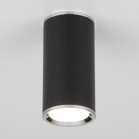 Ceiling accent light (SPOT) ELEKTROSTANDARD, RUTERO GU10 15 W, 53x53x105 mm, IP20, black color