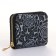Women's wallet with lightning, black color
