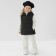 Children's ’width minku, black color, height 110 cm