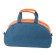 Road bag, textiles, blue/orange 37x16x22 cm