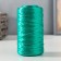 Yarn "for knitting washcloths" 100% polypropylene 400m/100 ± 10 g in the shape of a cylinder (emerald)