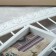 Photo frame in 5 photos 10x10 cm, 10x15 cm "cell" white 64x38 cm