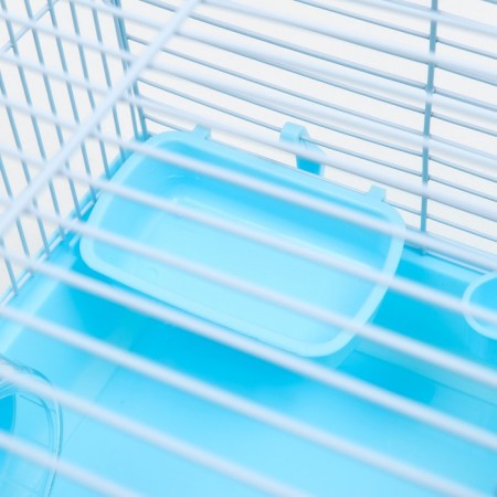 A cage for rodents "Pijon", with a filling of 47 x 30 x 27 cm, blue-4