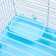 A cage for rodents "Pijon", with a filling of 47 x 30 x 27 cm, blue