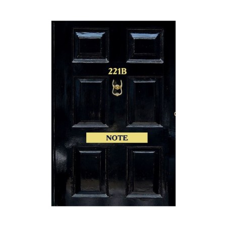 Sherlock. 221b Note. Stylish notebook for fans of the great detective, hard binding