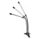 LED phytoslight, 27 W, 250 mm, IP66, 5 V, USB, bicolor, clothespin, with a timer