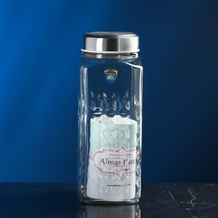 Bank for bulk products "Shatrandi", glass, 2.4 l, Iran