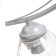 Riana chandelier 5x40W E27 white, silver 57x57x23cm