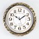 Watching clock, series: interior, "felicia", discrete move, d-31 cm, 1 aa