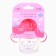 Children's stroke with solid nose "daughter", 150 ml., With handles, pink color