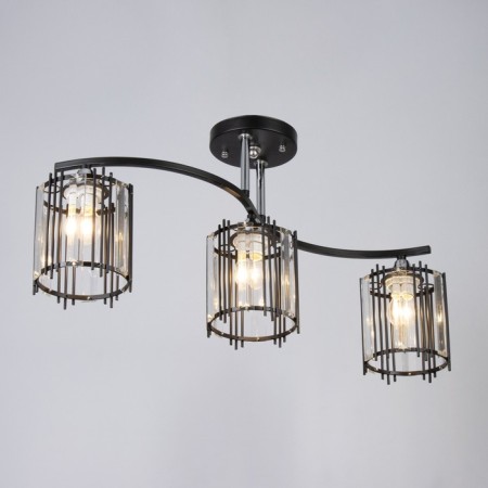 Astril chandelier 3he27 40w Black 61.5x12x28.5cm Bayerlux-1