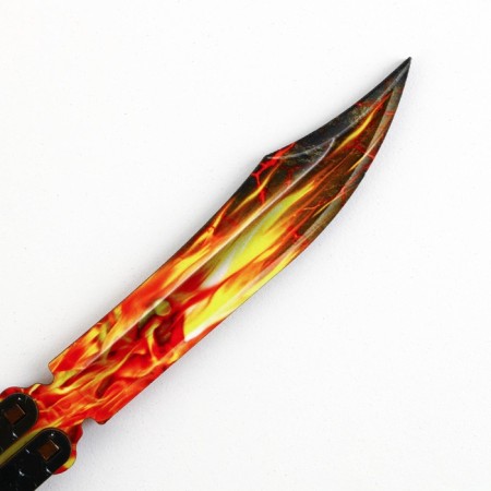 Wooden weapons, children's souvenir “fire”, designer knife, 14 x 9.1 x 3.2 cm-6
