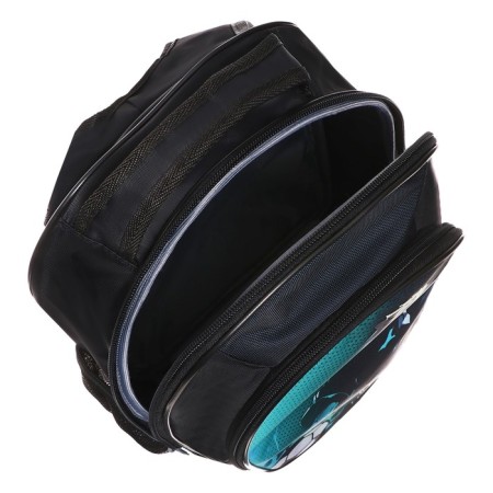 School backpack, 37 x 27 x 16 cm, ergonomic back, calligrata b "Anime football"-13