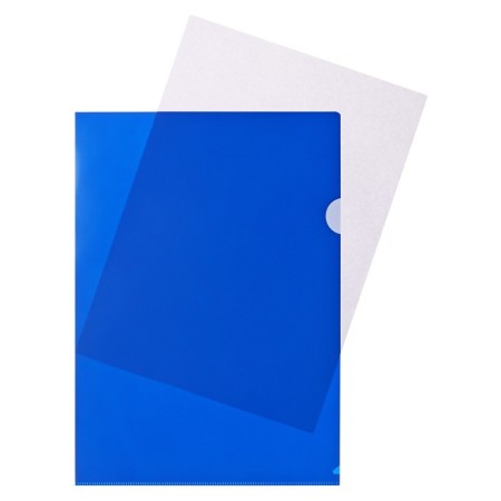 A set of A4, 180 μm folders, calligrata standard, translucent, 4 pieces, mix-6