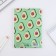 Diary in the thin cover "Avocado" A5, 80 sheets
