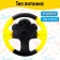 Musical steering wheel “Racer No. 1”, light and sound effects, Russian voice acting, mix