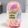 Knitted yarn 95% cotton, 5% elastan "Lentino melange" 100 g 30 m color 7